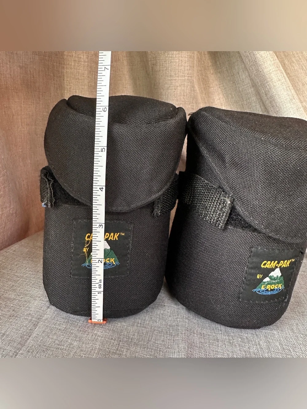 2x retro 90’s Cam-Pak Camera Lens Cases Padded